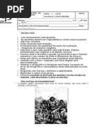 prova bimestral de ciências 8º ano 1ºbi sem respostas