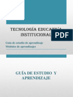 Tecnología educativa institucional