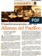 Alianza del Pacífico presentará la cultura gastronómica de Colombia, Chile, México y Perú