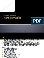 Foro Tematico