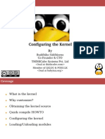 Configuring The Kernel: Buddhika Siddhisena Co Founder & Cto Thinkcube Systems Pvt. LTD