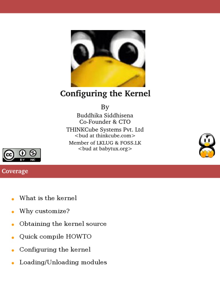 Kernel Configuration Guide | PDF | File System | Device Driver