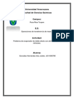 Evaporador Doble Efecto Con Alimentación en Retroceso