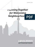 Toronto 2011 Planning Together Welcoming Neighbourhoods