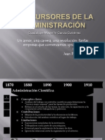 PRECURSORES DE LA ADMINISTRACIÓN