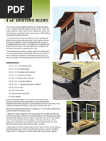 4x6 Hunting Blind Instructions