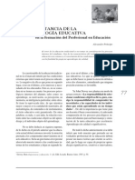 Alexander Príncipe - Importancia de La Psicología Educativa en La Formación Del Profesional en Educación PDF