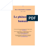 Le phenomene humain - Pierre Teilhard de Chardin