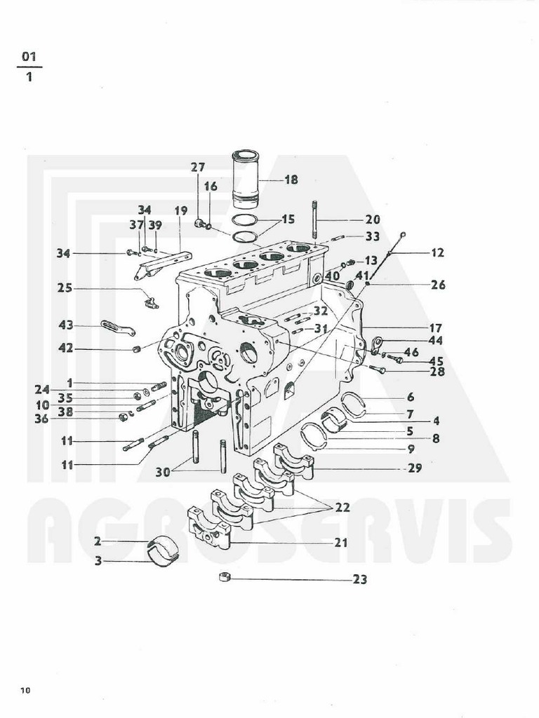 Katalog Rezervnih Dijelova Za Zetor Traktore Serije 5011 Do