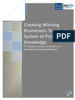 Creating Winning Businesses - Deming’s System of Profound Knowledge