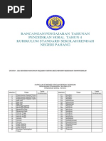 Download Rancangan Pengajaran Tahunan KSSR Tahun 4 - Pendidikan Moral by Dandin Don SN188105982 doc pdf