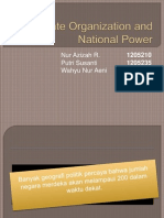 State Organization and National Power ( REVISI )