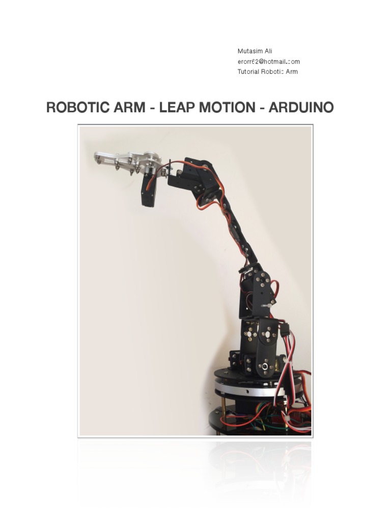 Robotic Arm Circuit and Codes PDF Arduino String Science)