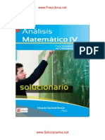 Solucionario de Análisis Matemáticos Iv