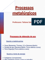 Processos Metalurgicos