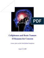 Cellphones and Brain Tumors 15 Reasons For Concern