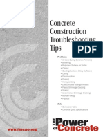 Power of Concrete - Troubleshooting Tips