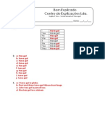 1 - Ficha de trabalho - Have got (1) - Soluções