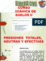 Presiones Neutras Totales Efetivaas