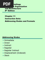 William Stallings Computer Organization and Architecture 8 Edition Instruction Sets: Addressing Modes and Formats