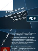 Reglamento de Construcción Del Municipio de Campeche