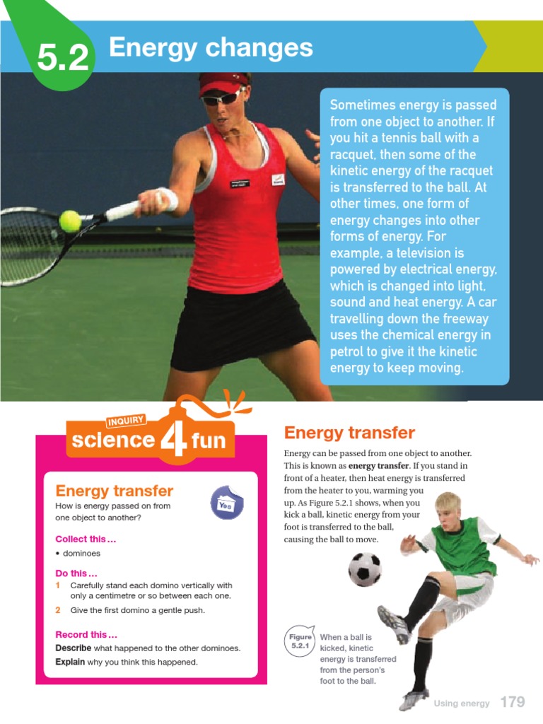 Pearson Science 8 Sb Chapter 5 Unit 5.2 Engines Fuels