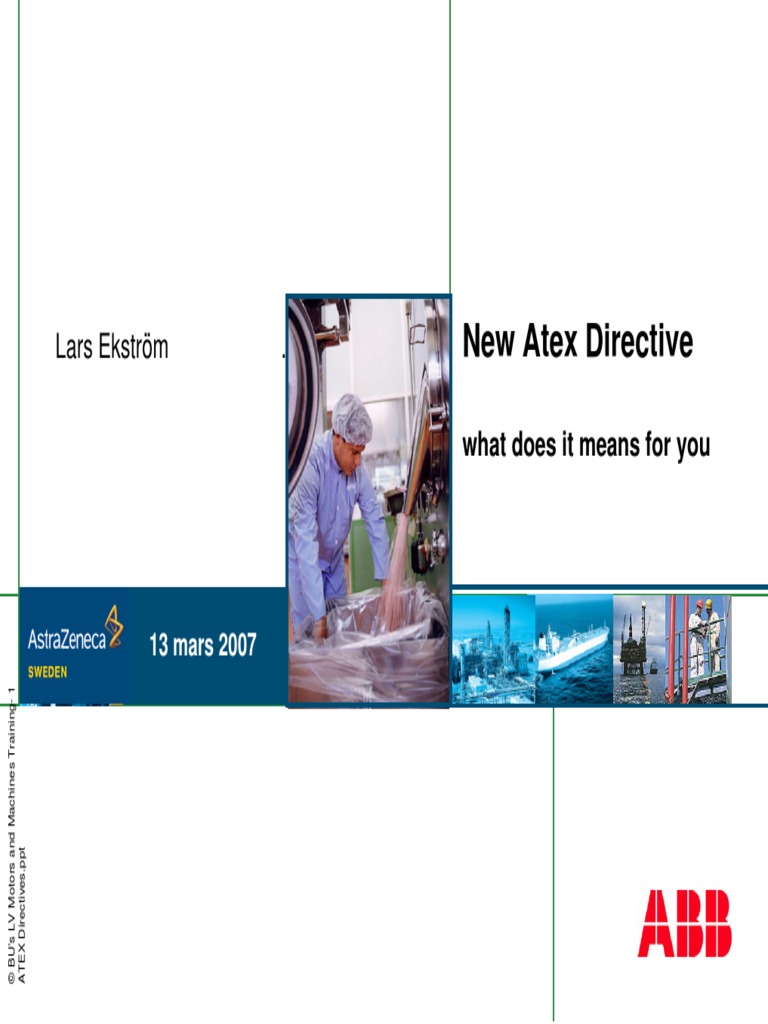 New Atex Directive: Lars Ekström | PDF | Safety | Energy And Resource