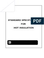 Standard Specification FOR Hot Insulation: Alpha Project Services Private Limited