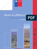 ANUARIO MINERÍA CHILE 2012