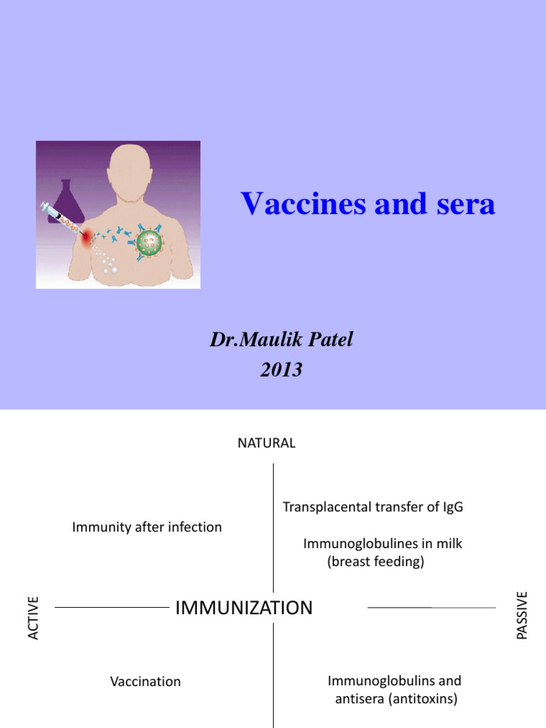 Vaccines vs. Sera: Key Differences | PDF | Vaccines | Immunity (Medical)