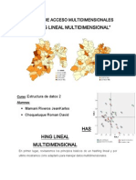 Hashing Lineal Multidimensional