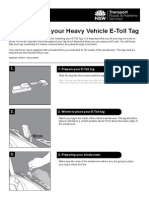 How To Install Your Heavy Vehicle E-Toll Tag