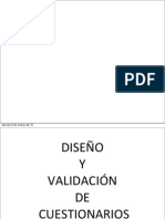 DISE O Y VALIDACI N DE CUESTIONARIOS Versi N Impresora PDF
