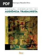 Manual Completo Audiencia Trabalhista