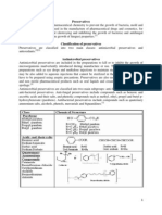 Preservatives Are Used in Pharmaceutical Chemistry To Prevent The Growth of Bacteria