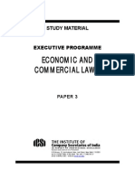 Economic and Commercial Laws (Module 1 Paper 3)
