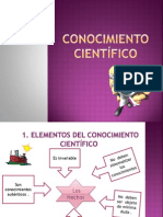 Conocimiento Científico