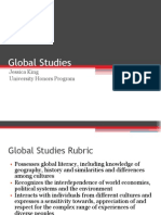 Global Studies: Jessica King University Honors Program