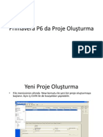 Primavera Ders 1 Hafta 5 YTU Ders Notlari, P6 Ders 1