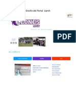 Diseño del Portal  Upmh