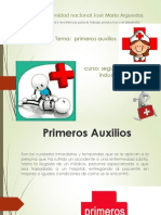 PRIMEROS AUXILIOS (1° GRUPO)