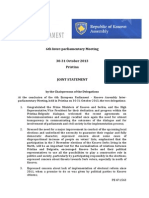 Joint Statement EP Kosovo