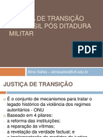Justica de Transicao Redemocratizacao