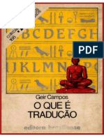 Coleção Primeiros Passos 166 - Geir Campos - O Que é Tradução (pdf) (rev)