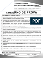 CadernodeProva Edital 01 2013 Primeira Instancia