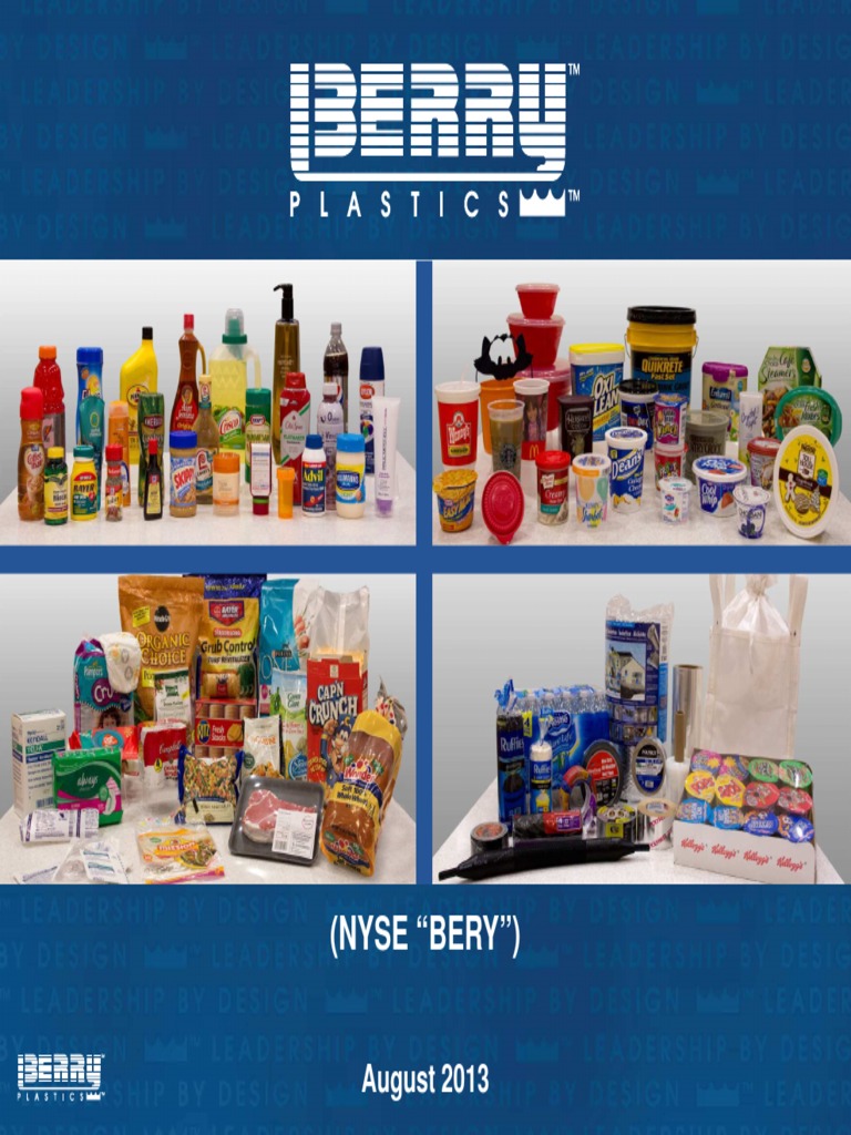 Berry Plastics Group Investor Presentation 2013 August Free Cash