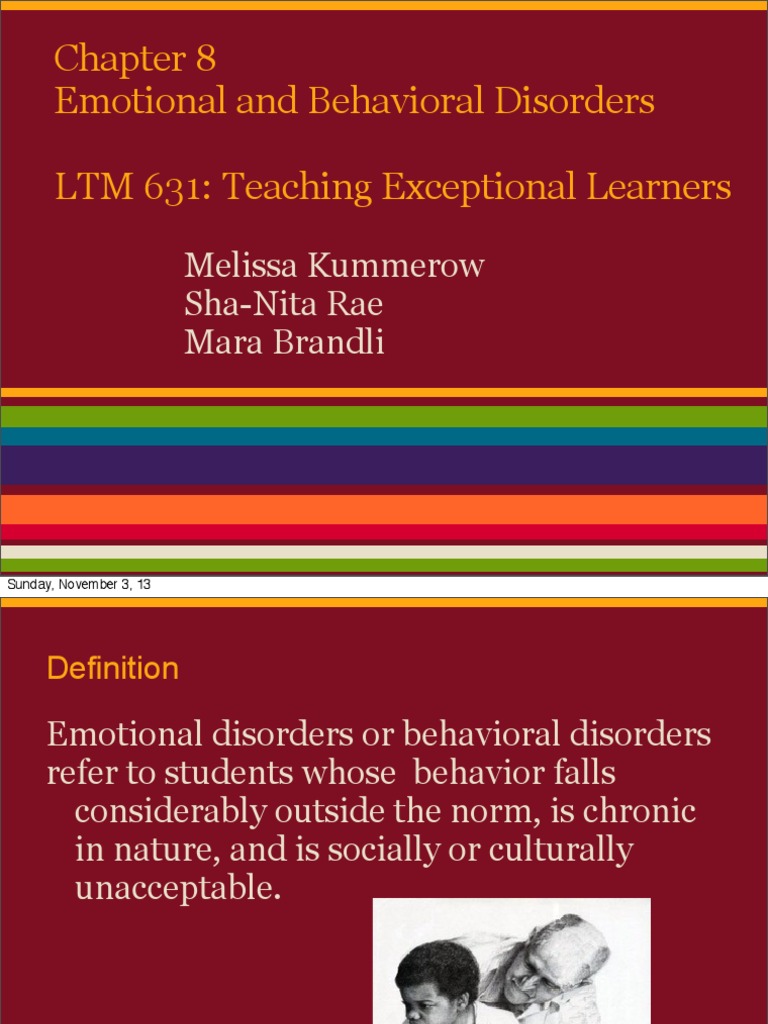 Teaching Students with EBD | PDF | Psychiatry Related Fields ...