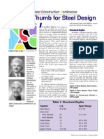 Rule adfadfof Thumb in Steeldesign