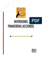 Inversiones Financieras (Acciones) - Carlos Cardenas