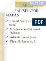 Ciri Falisitator Mapan